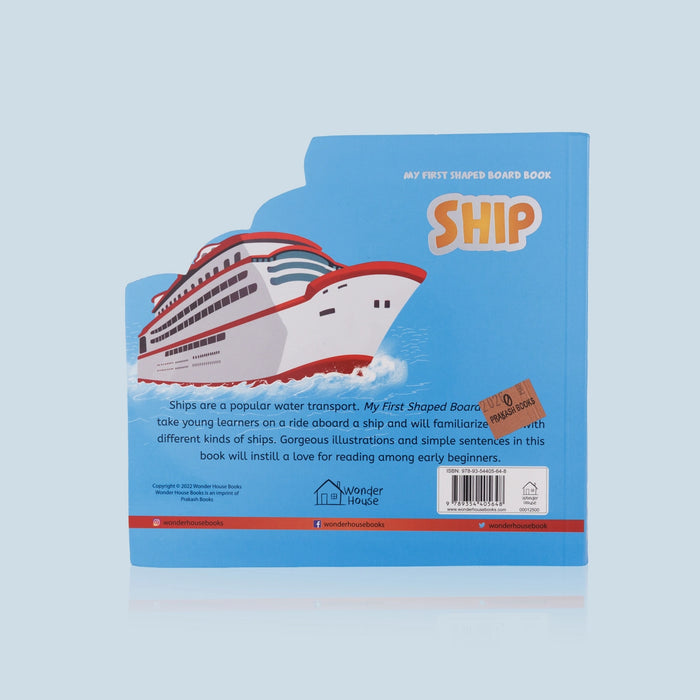 My First Shaped Board Book SHIP - English | Fun Educational Picture Book / Children’s Learning Series