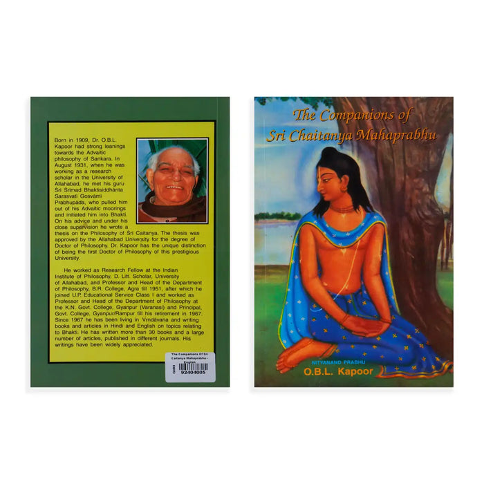 The Companions Of Sri Chaitanya Mahaprabhu - English | by O. B. L. Kapoor/ Hindu Spiritual Book - Vedanta, Spirituality & Philosophy