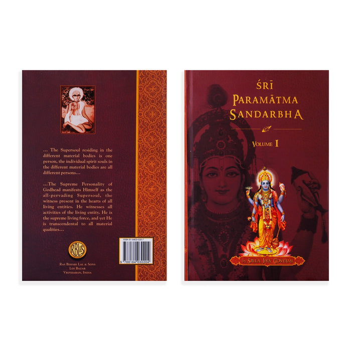 Sri Paramatma Sandarbha - 2 Volumes Set - English | by Srila Jiva Gosvami/ Hindu Religious Book - Religion & Dharma Shastram