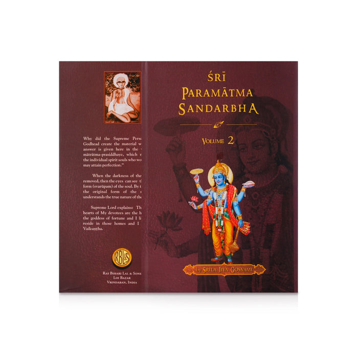 Sri Paramatma Sandarbha - 2 Volumes Set - English | by Srila Jiva Gosvami/ Hindu Religious Book - Religion & Dharma Shastram