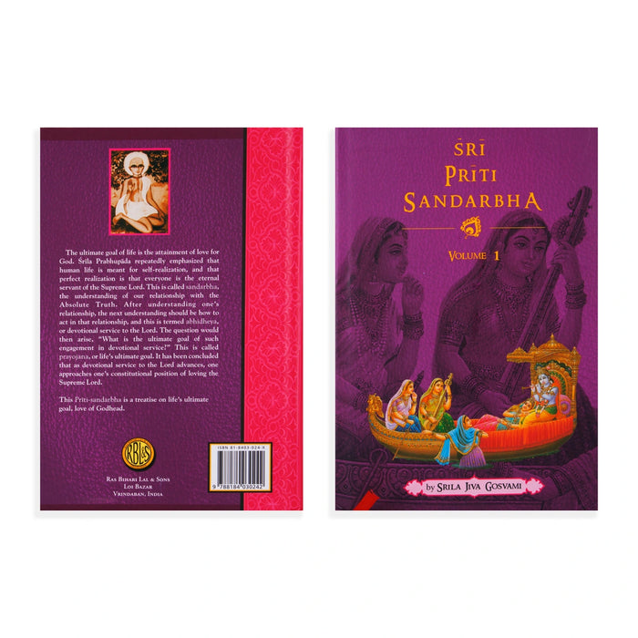 Sri Priti Sandarbha - 2 Volumes Set - English | by Srila Jiva Gosvami/ Hindu Religious Book - Religion & Dharma Shastram