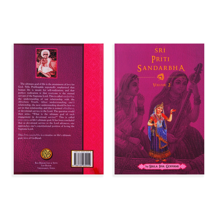 Sri Priti Sandarbha - 2 Volumes Set - English | by Srila Jiva Gosvami/ Hindu Religious Book - Religion & Dharma Shastram