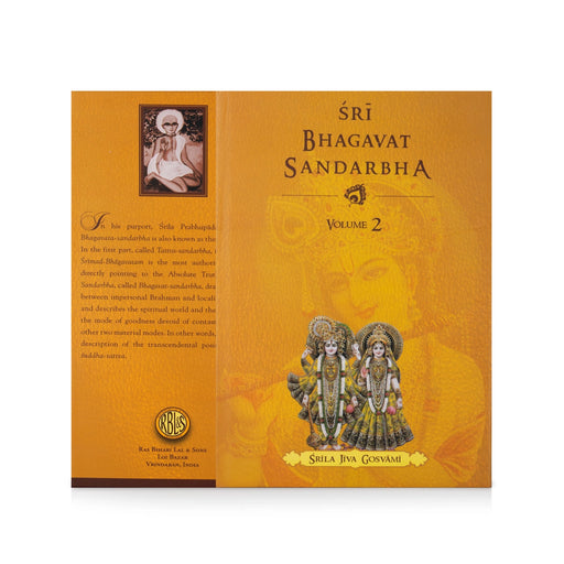 Sri Bhagavat Sandarbha - 2 Volumes Set - English | by Srila Jiva Gosvami/ Hindu Religious Book - Religion & Dharma Shastram