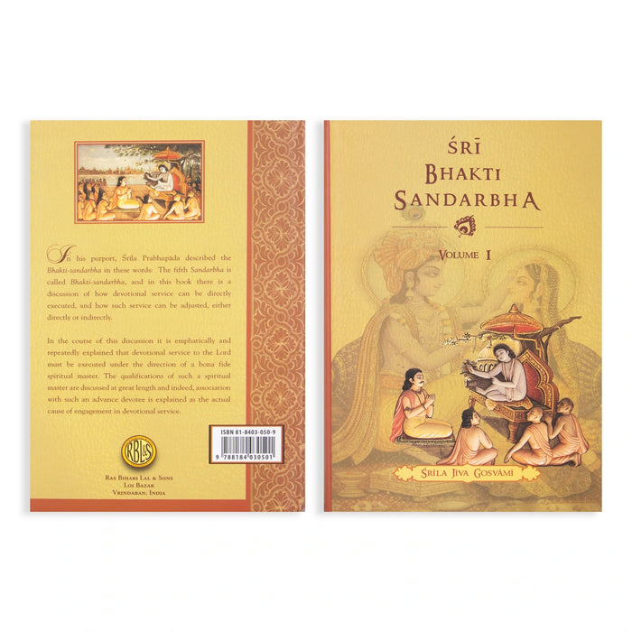 Sri Bhakti Sandarbha - 3 Volumes Set - English | by Srila Jiva Gosvami/ Hindu Religious Book - Religion & Dharma Shastram