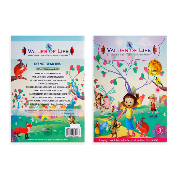Values Of Life - 8 Volumes Set - English | Childrens Book/ Story Book - Children Comics