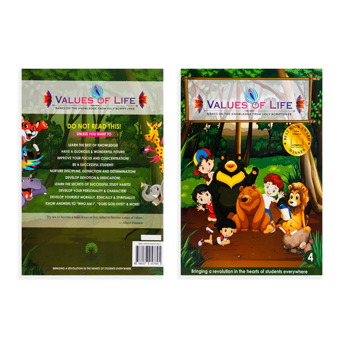 Values Of Life - 8 Volumes Set - English | Childrens Book/ Story Book - Children Comics