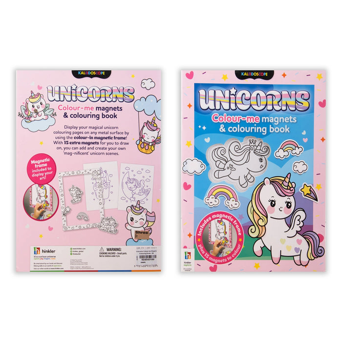 Unicorns Colour - Me Magnets Colouring Book - English | Childrens Book/ Adult Colouring Book - Children Activity Books