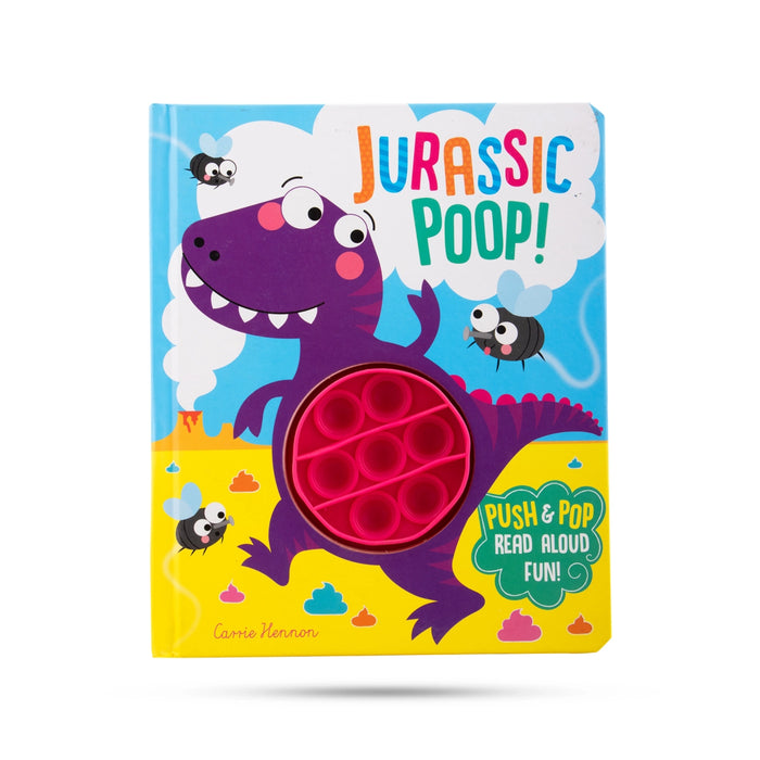 Push And Pop Read Aloud Fun - Jurassic Poop - English | by Clare Michelle, Carrie Hennon/ Story Book/ Childrens Book - Children Comics