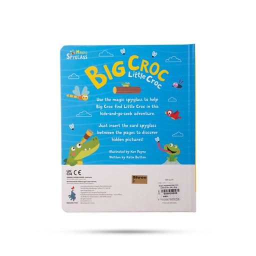 Magic Spyglass - Big Croc Little Croc - English | Childrens Activity Book/ Educational Book - Children Activity Books