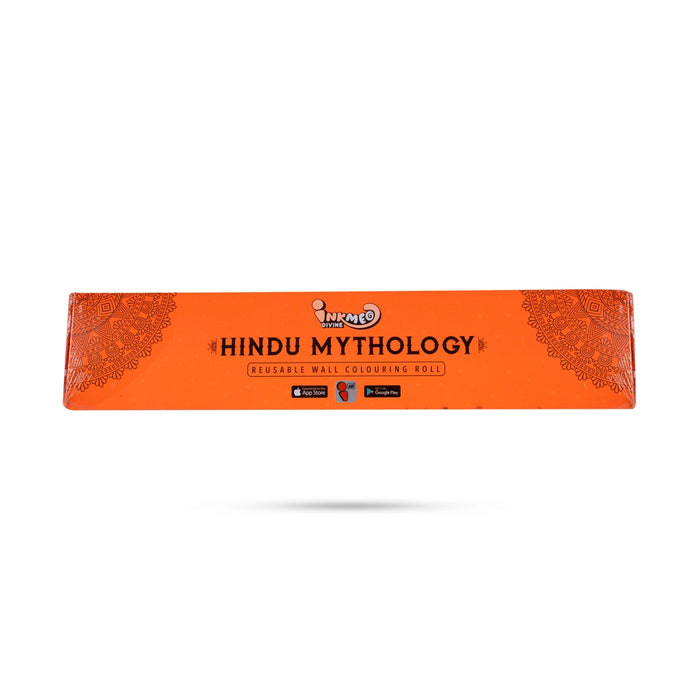 Hindu Mythology Reusable Wall Colouring Roll | Interactive Educational Learning Chart for Kids - Children Activity Books
