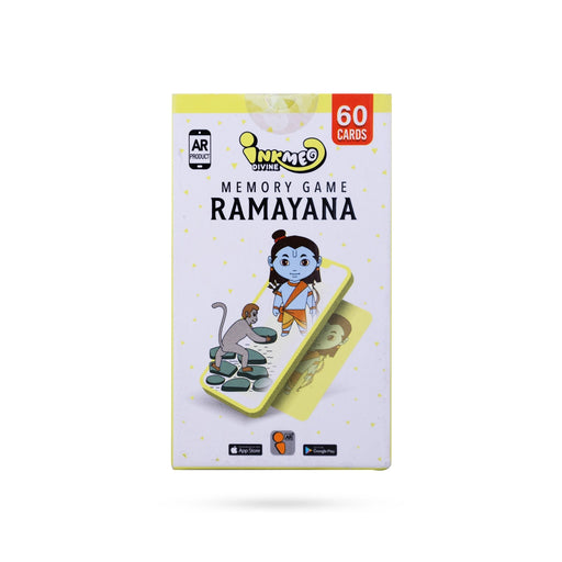 Memory Game Ramayana - English | 60 Cards/ Ramayana Flash Cards/ Hindu Mythology Game For Cultural Education - Children Activity Books