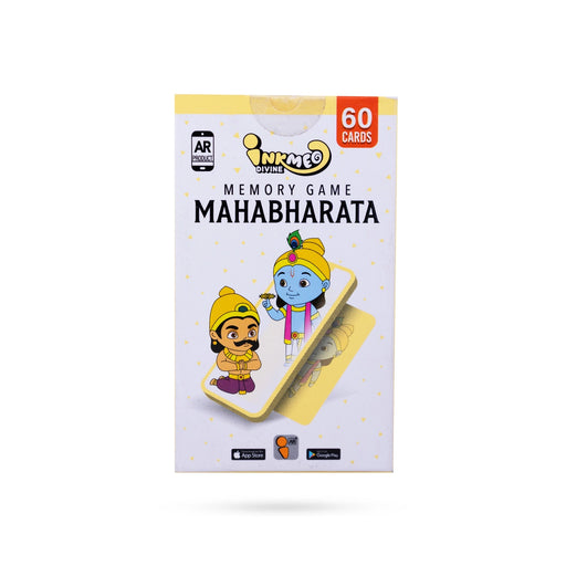 Memory Game Mahabharata- English | 60 Cards/ Ramayana Flash Cards/ Hindu Mythology Game For Cultural Education - Children Activity Books