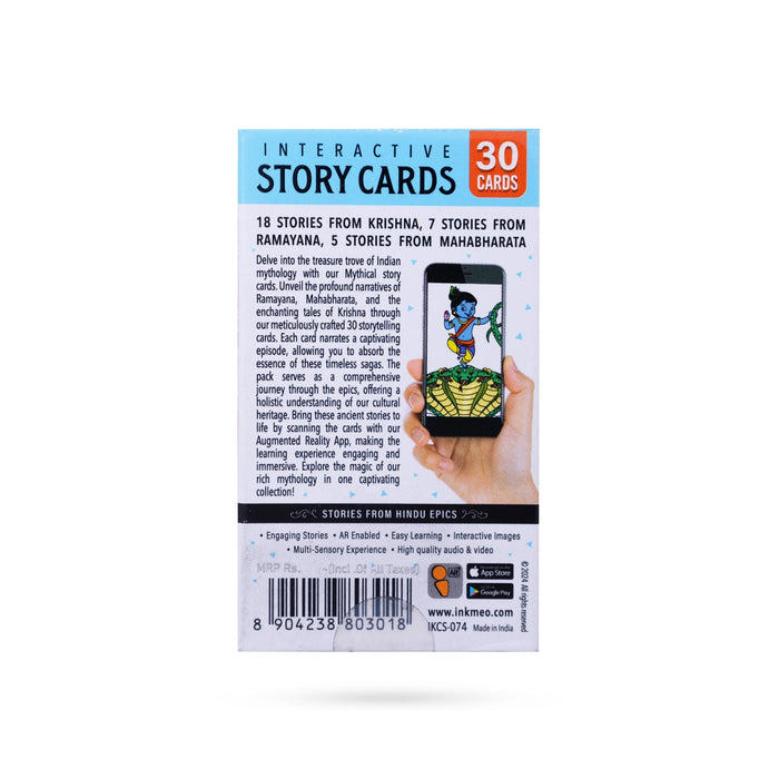 Interactive Story Cards | Hindu Mythology Game/ Storytelling Cards For Fun Learning And Cultural Imagination - Children Activity Books