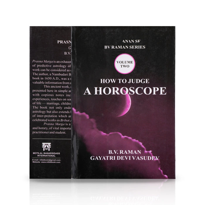 How To Judge A Horoscope - Volume 2 - English | by B. V. Raman, Gayatri Devi Vasudev/ Astrology Book - Astrology, Numerology & Palmistry