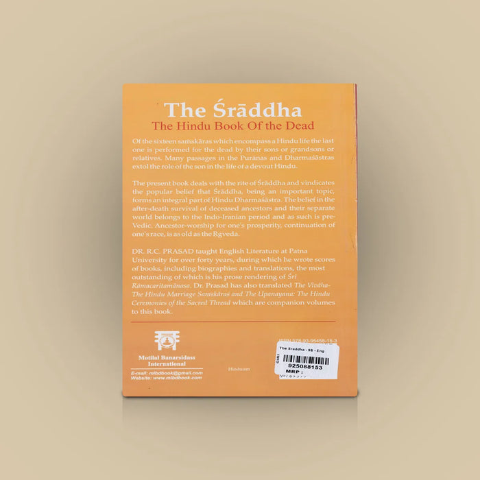 The Sraddha - The Hindu Book Of The Dead - English | by R.C.Prasad / Hindu Religious Book - Prayers Hymns Stotras