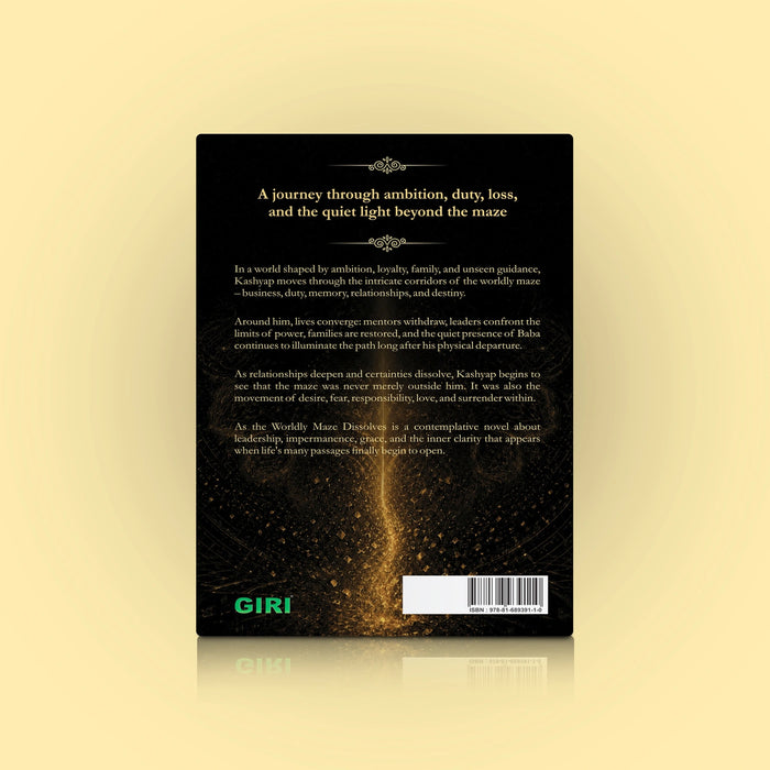 As The Worldly Maze Dissolves - English | By Kannan Srinivasan / Spiritual Wisdom Book / Life Philosophy Book