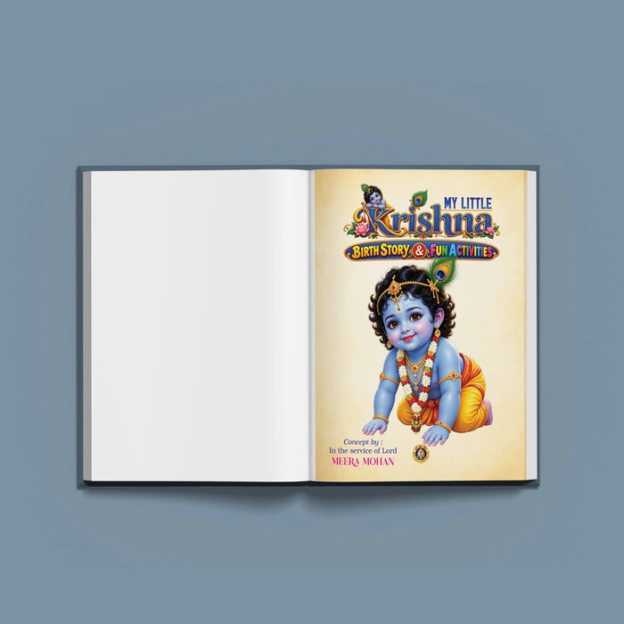 My Little Krishna - English | By Meera Mohan/ Children's Book/ Krishna Birth Story & Fun Activities For Kids