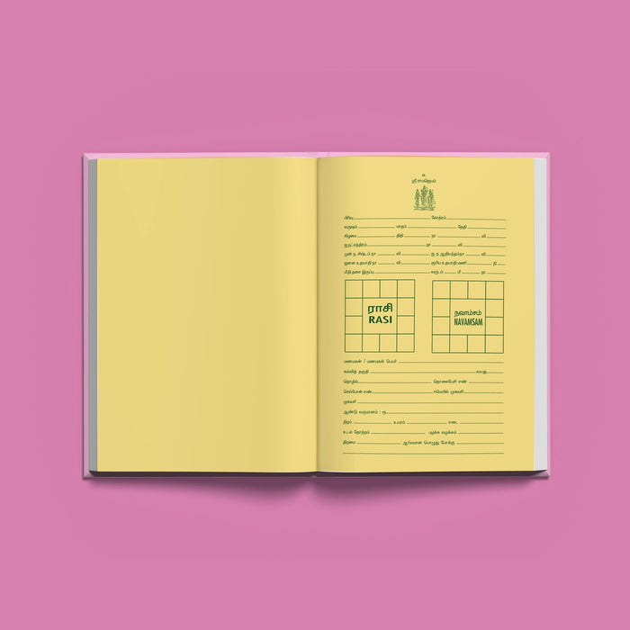 Horoscope Pad - Tamil | RamaNama Astrology Pad - Astrology, Numerology & Palmistry