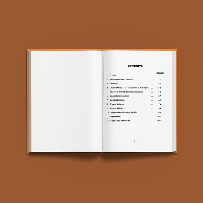 Yajurveda (Apastamba) - Trikala Sandyavandanam | Vedas Book/ Hindu Religious Book - Veda / Vedic Prayer / Vedic Ritual