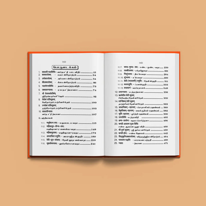 Sri Devi Mahatmyam - Sri Durga Saptashati | Hindu Religious Book/ Stotra Book - Prayers Hymns Stotras