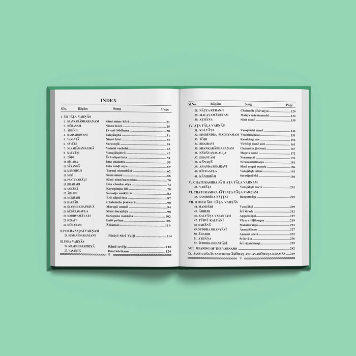 Varnam - Sangeeta Bala Padam Part II | Music Book - Bhajan, Music & Dance