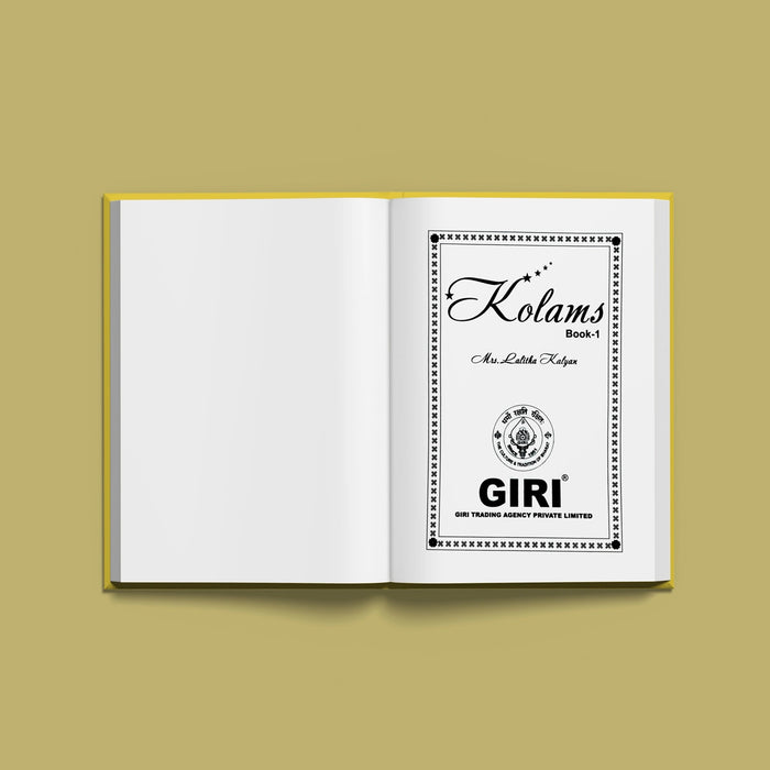 Kolams Book | English Edition/ by Mis Lalitha Kalyax/ Kolam Designs Book - Kolam & Rangoli