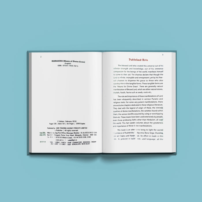 Rudraksha - Spiritual & Medicinal Benifits - English | Hindu Spiritual Book - Vedanta, Spirituality & Philosophy