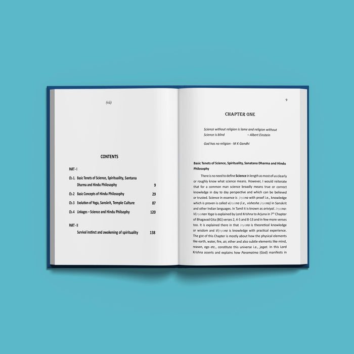 Science, Sanatana Dharma and Hindu Philosophy - Linkages & Survival Instinct Experiences - English | by Rajalakshmi S. Ramesh - Vedanta, Spirituality & Philosophy