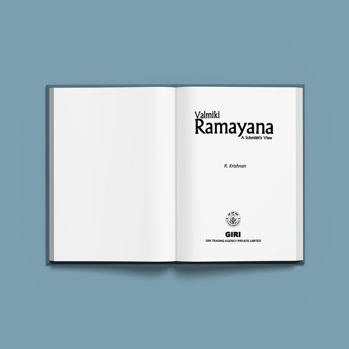 Valmiki Ramayana - A Scientist's View - English | by P. Krishnan/ Hindu Purana Book - Epic & Purana