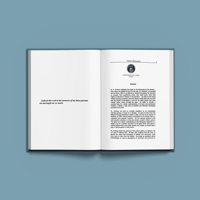 Valmiki Ramayana - A Scientist's View - English | by P. Krishnan/ Hindu Purana Book - Epic & Purana