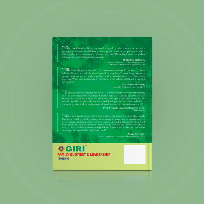 Family Quotient & Leadership - English | by Ganapathy Lakshman/ Self Motivation Book - Education & Self Help