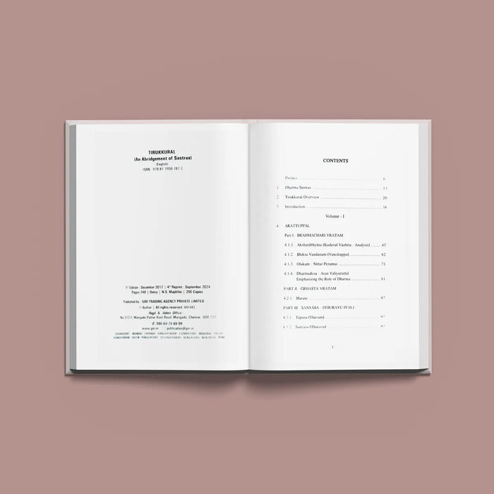 Tirukkural An Abridgement Of Sastras - English | by Dr. R. Nagaswamy - Poetry & Literature