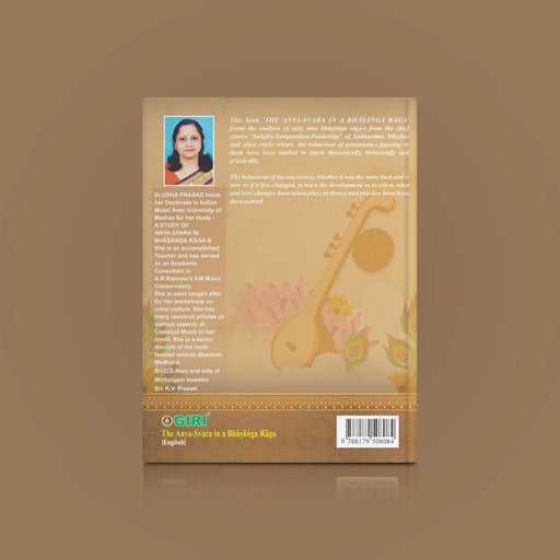 The Anya Svara In A Bhasanga Ragas - English | by Dr. Usha Prasad/ Music Book - Bhajan, Music & Dance