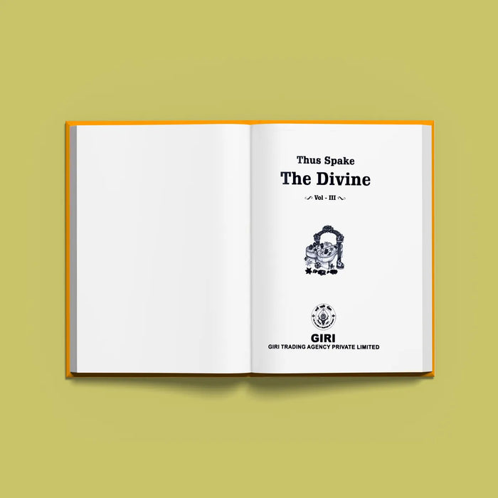Thus Spake The Divine - English | Hindu Spiritual Book - Vedanta, Spirituality & Philosophy