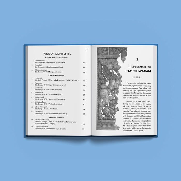 Pilgrims Guide to 108 Temples of Tamilnadu - English | by K. Balasubramaniam/ Hindu Religious Book - Temple Travelogue