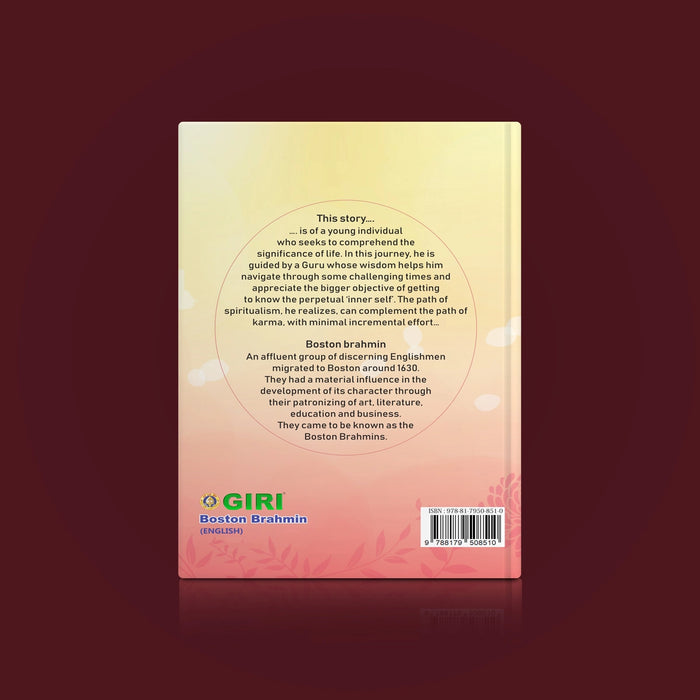 Boston Brahmin - English | by Kannan Srinivasan/ Fiction Book - Fiction & Stories