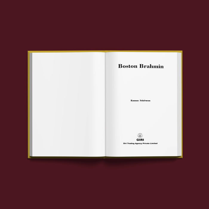 Boston Brahmin - English | by Kannan Srinivasan/ Fiction Book - Fiction & Stories