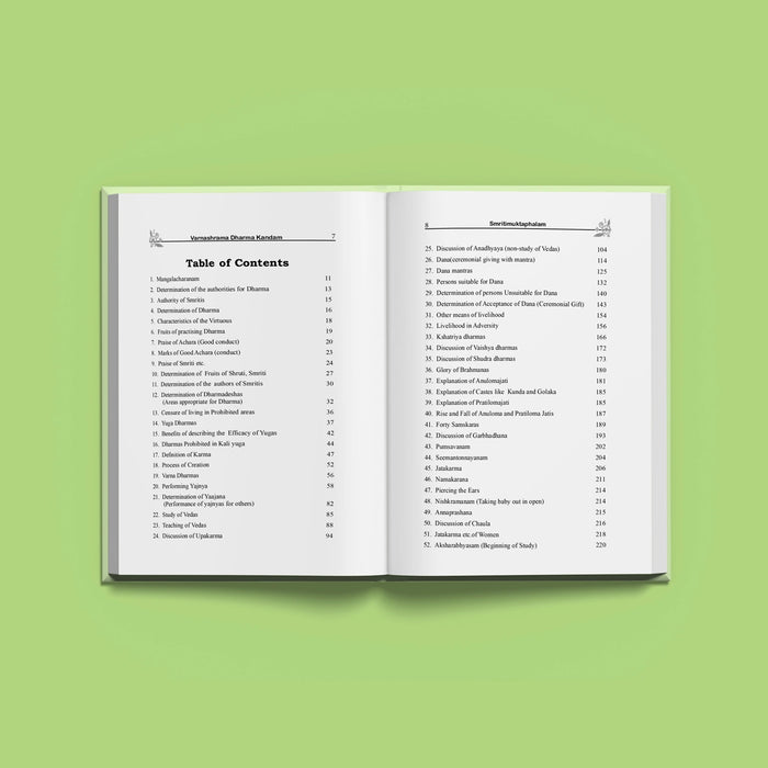Sankshepa Dharma Shastram - Smritimuktaphalam - Varnashrama Dharma Kandam Of Sri Vaidhyanatha Dikshitar - English | by P.R.Kanna - Religion & Dharma Shastram