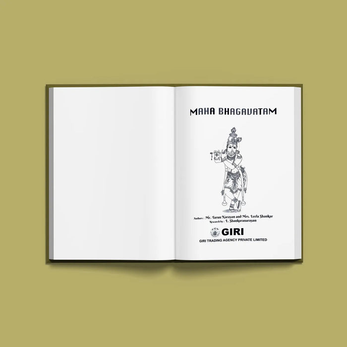 Maha Bhagavatam - English | by Tarun Narayan and Leela Shankar/ Research by L. Shankaranarayan - Epic & Purana