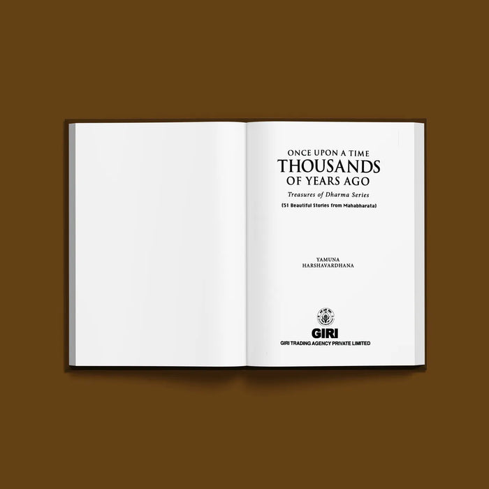 Once Upon a Time Thousands Of Years Ago - 51 Beautiful Stories From Mahabharata - English | by Yamuna Harshavardhana - Fiction & Stories