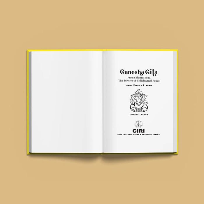 Ganesha Gita - 2 Volumes Set - English | by Saraswati Raman/ Purna Shanti Yoga The Science Of Enlightened Peace - Vedanta, Spirituality & Philosophy