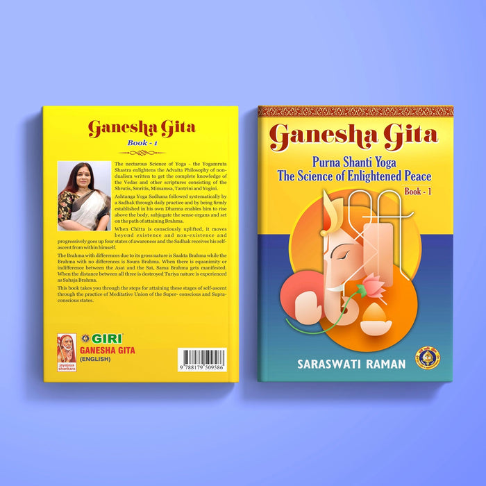 Ganesha Gita - 2 Volumes Set - English | by Saraswati Raman/ Purna Shanti Yoga The Science Of Enlightened Peace