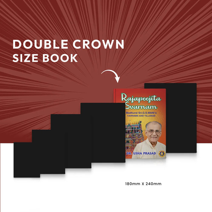 Rajapoojita Svarnam - Madurai Sri.G.S.Manis Varnams And Tillanas- Sanskrit - English | Usha Prasad/ Music Book - Bhajan, Music & Dance