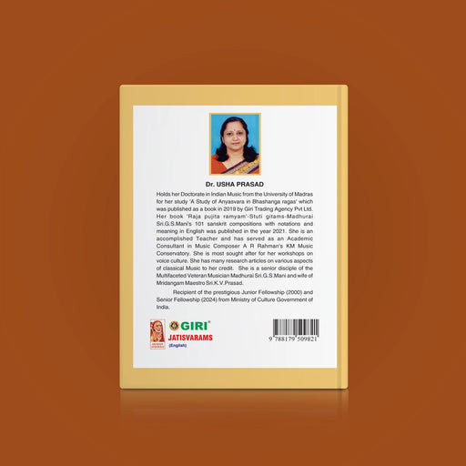 Jatisvarams - English | By Dr. Usha Prasad/ Music Book For Classical Music Education - Bhajan, Music & Dance