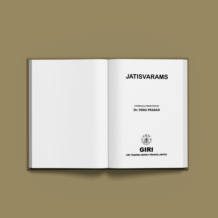 Jatisvarams - English | By Dr. Usha Prasad/ Music Book For Classical Music Education