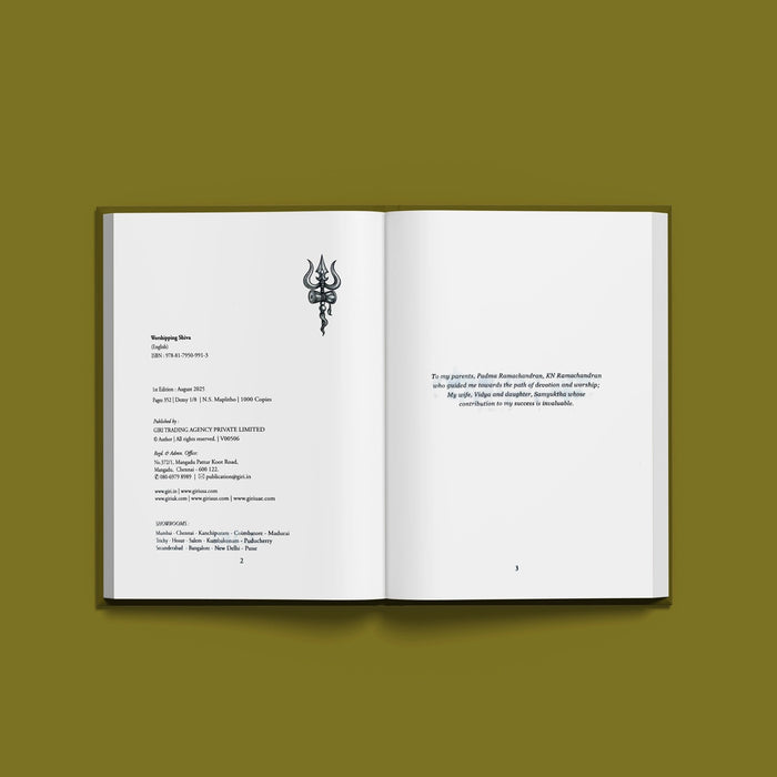 Worshipping Shiva-Om Namah Shivaya - English | Anand Ramachandran/ Hindu Puran Book For Devotional Reading