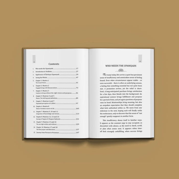Perceiving Presence - Vision of the Isavasya Upaniṣad - English | Hindu Philosophy Book/ Upanishad book