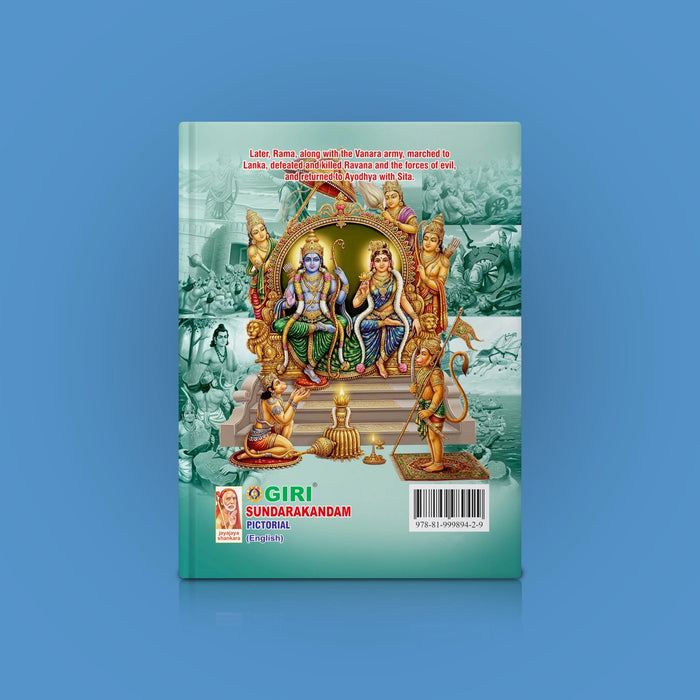 Sundarakandam Pictorial - English | Devotional Book / Visual Storytelling of Ramayana for Spiritual Reading