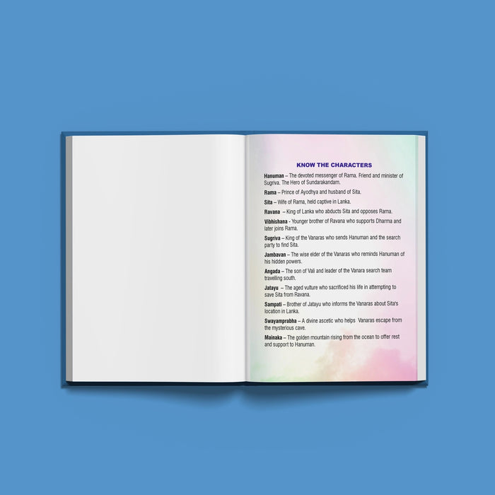 Sundarakandam Pictorial - English | Devotional Book / Visual Storytelling of Ramayana for Spiritual Reading