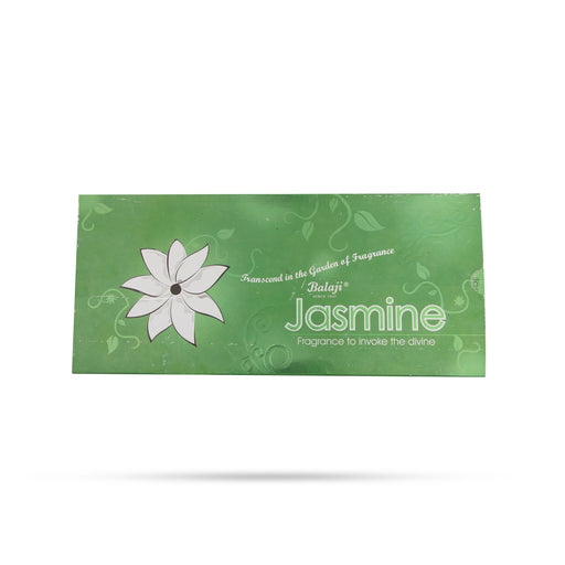 Balaji Jasmine Fragrance Incense Sticks are a fragrant and aromatic option to create a calming atmosphere.
